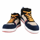 TPU Sole Suede Leather Lightweight Non-Slip Steel Toe Prevent Puncture Men Sport Type Work Shoes Safety