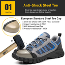 Sport Fashion Lightweight Steel Toe Shoes