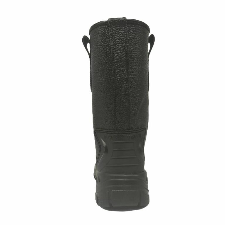 Rigger Black Leather Work Boots
