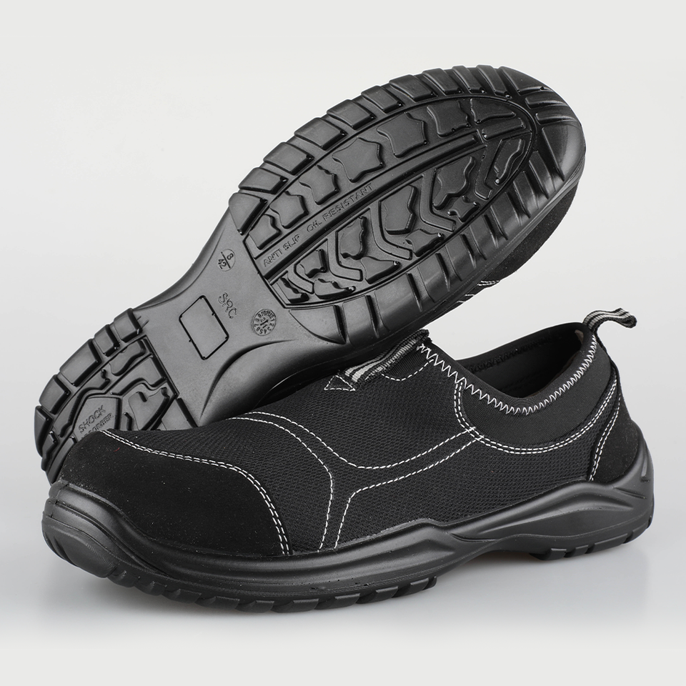Work Shoes Light Weight Leather Safety Shoes