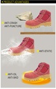 Casual Nubuck Leather Construction Work Boots