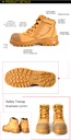 Casual Nubuck Leather Construction Work Boots 