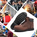 Crazy Horse Leather Safety Boots