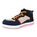 TPU Sole Suede Leather Lightweight Non-Slip Steel Toe Prevent Puncture Men Sport Type Work Shoes Safety
