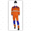 Жұмыс костюмі AMPO Bib  FR-1
