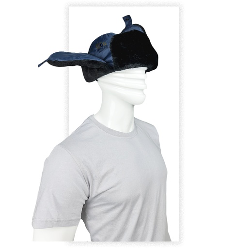 [HAT-2601-DBBk-GI-0] Шапка-Ушанка КТО